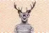 Architects Paper Atelier 47 Modern Deer Tiere (95221450)