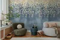 CosmoLiving by Cosmopolitan Vliestapete "Gilded Bloom Fototapete erweiterbar"...