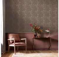 WILLIAM MORRIS AT HOME Vliestapete "Marigold Fibrous" Retro texturiert Design Tapeten