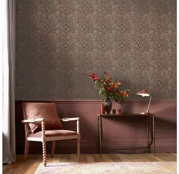 William Morris at Home Marigold Fibrous 10 m x 52 cm Grau FSC&reg; (800000886917)