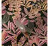 Bricoflor A.S. Création mit glänzendem Blattmuster Antigua Schwarz Pink Orange florale Motivtapete 390953