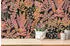 Bricoflor A.S. Création mit glänzendem Blattmuster Antigua Schwarz Pink Orange florale Motivtapete 390953