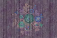 living walls Fototapete "Walls by Patel Spray Bouquet 1" glatt Vlies, Wand,...