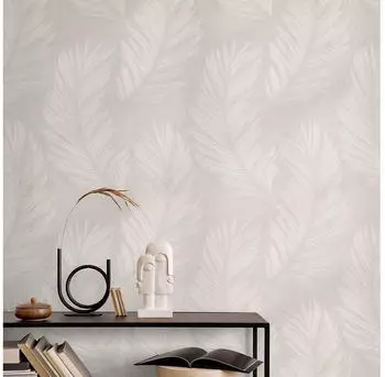 Erismann Aurora Vliestapete B&auml;ume & Bl&auml;tter Helltaupe (1051637)