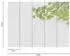 Livingwalls Designwalls 2 Ginkgo1 Fototapete Vlies Betonoptik Grau Grün 2,55x3,5m (40067942-0)