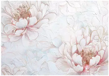 Wallarena Vlies Wasserlilie 300x210 cm Fototapeten f&uuml;r Wohnzimmer Schlafzimmer Wandtapete 3D Effektinkl. Kleister Blumen Botanisch Wei&szlig; Blume (15921VX6)