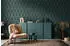 Bricoflor Art Deco Petrol Blau Gold MetallicArcade 391763 Retro 10,05 m x 0,53 m Made in Germany