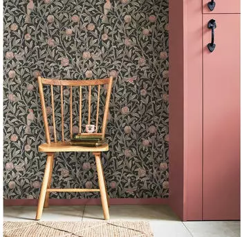 William Morris at Home Bird & Pomegranate Charcoal 10mx52cm Einfach anzubringen und zu Entfernen 1005 x 52 (124258)