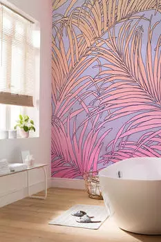 Komar Palm Foglie Fototapete Vlies 250x200cm (FLX4-057)