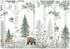 Wallarena Mehrfarbig Papier Uni Rechteckig 400x280 cm FSC 100% & Wandverkleidungen Fototapeten (800001212654)