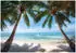 Wallarena Vlies Strand und Meer 150x105 cm Fototapeten für Wohnzimmer Schlafzimmer Wandtapete 3D Effektinkl. Kleister Landschaft Tropisch Natur (15755VX3)
