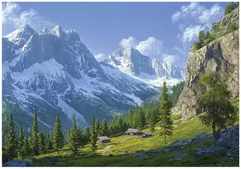 Wallarena Mehrfarbig Papier Baum/Pflanze/Natur Rechteckig 350x250 cm FSC 100% & Wandverkleidungen Fototapeten (800001158222)