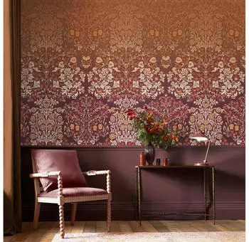 William Morris at Home Graham & Brown Mehrfarbig Papier Kunststoff Floral Rechteckig 250x400 cm FSC Mix & Wandverkleidungen Fototapeten (800000917482)