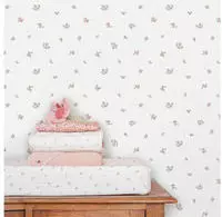 LITTLE DUTCH Fototapete "Fairy Blossom" neutral glatt 10mx52cm (ca. 5m2)