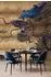 Livingwalls Walls by Patel 3 Shenzen 2 Fototapete Vlies gold, blau (95180157-0)