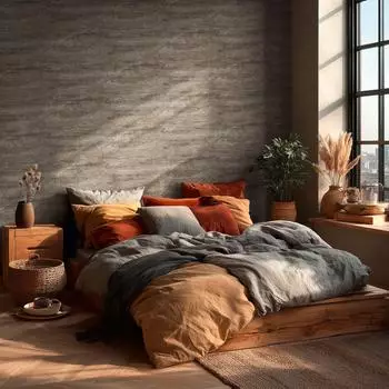 Livingwalls Vliestapete Naturstein Optik Shabby Mediterran Grau Beige (79199-5)