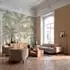 Livingwalls Fototapete Vlies Dschungel Palmen Floral Creme Beige (76190-5)