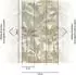 Livingwalls Fototapete Vlies Dschungel Palmen Floral Creme Beige (76190-5)