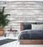 Livingwalls Fototapete Designwalls 2 Holzpanele Wood2 Grau Beige Vlies 2,55x3,5m (32890423)