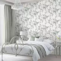 LAURA ASHLEY Vliestapete "MIRABELLE" floral glatt Design Tapeten