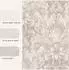 Laura Ashley Apolline Vliestapete Floral, Grau