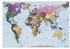 Komar Fototapete World Map 4-tlg. (270 x 188 cm)