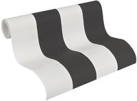 living walls Vliestapete "Black & White" Streifen gestreift mehrfarbig leicht