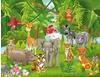 Papermoon Fototapete »Kids Jungle Animals«, matt