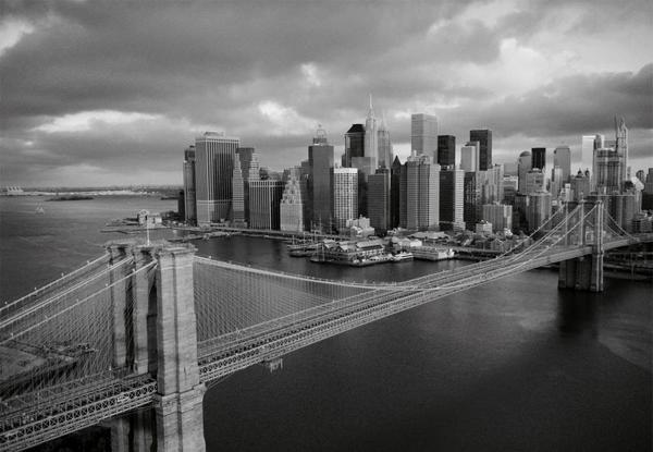 PaperMoon Brooklyn Bridge black/wh 350 x 260 cm