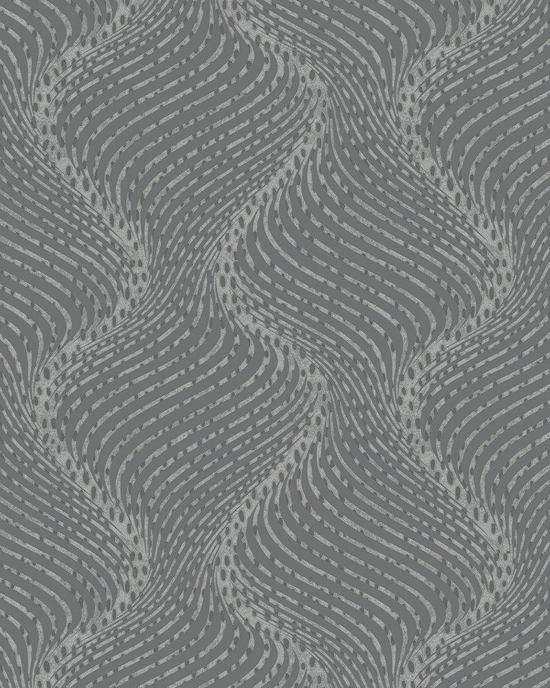 Marburg Tapeten La Veneziana III Welle dunkelgrau (57905) Test