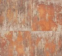 living walls Vliestapete "Materials" Metall-Effekte Rost-Optik abstrakt leicht