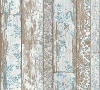 living walls Vliestapete "Neue Bude 2.0" Holz gestreift realistisch leicht