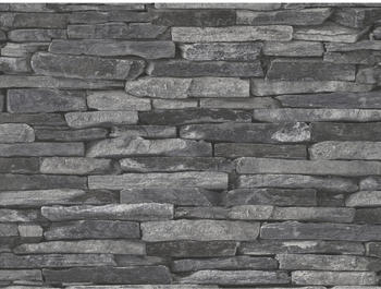 A.S. Creation Wood'n Stone Stein anthrazitgrau 10,05m x 0,53m (9142-24)