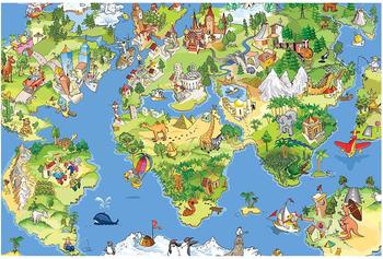 Apalis Great And Funny Worldmap 1,9 x 2,88m (94664-1)
