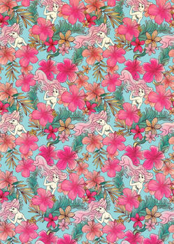 Komar Ariel - Pink Flower 200 x 280 cm