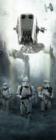 Komar Vliestapete "Digitaldruck Vlies - Star Wars Imperial Forces - Gr&ouml;&szlig;e 100 x 250