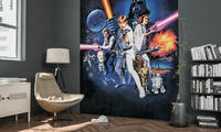 Komar Vliestapete "Digitaldruck Vlies - Star Wars Poster Classic 1 - Gr&ouml;&szlig;e 200 x