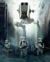 Komar Vliestapete "Digitaldruck Vlies - Star Wars Imperial Forces - Gr&ouml;&szlig;e 200 x 250