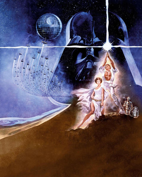Komar Star Wars Poster Classic 2 200 x 250 cm