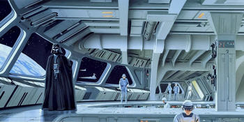 Komar Star Wars Classic RMQ Stardestroyer Deck 500 x 250 cm