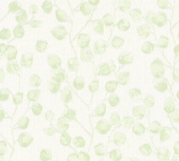 A.S. Creation Blooming 10,05 x 0,53 m grün weiß (37005-1)