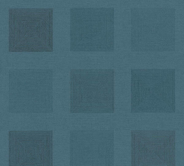 A.S. Creation Ethnic Origin 10,05 x 0,53 m blau (37172-1)