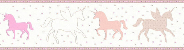 A.S. Creation Esprit Kids Unicorns 5 x 0,17 m beige rosa creme (35705-1)