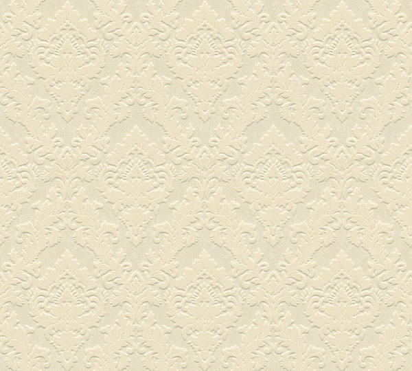 Architects Paper Castello - beflockt, Barock, mit Ornamenten, beige (58416301)