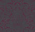 Architects Paper Castello - beflockt, Barock, mit Ornamenten, lila-grau (32469463)