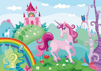 PaperMoon Kids purple Unicorn 500 x 280 cm