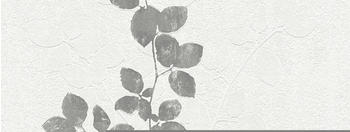 A.S. Creation Premium Wall - strukturiert, floral, mit Blättern, creme-grau (24034627)