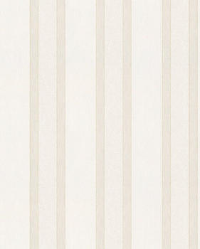 Marburg Tapeten weiß-beige - Streifen, restlos abziehbar (77470261)