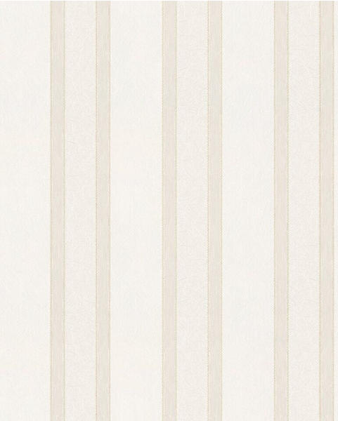 Marburg Tapeten weiß-beige - Streifen, restlos abziehbar (77470261)