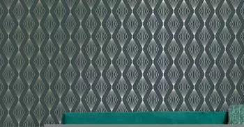 Graham & Brown Boutique Emerald Marquise Geometric Wallpaper